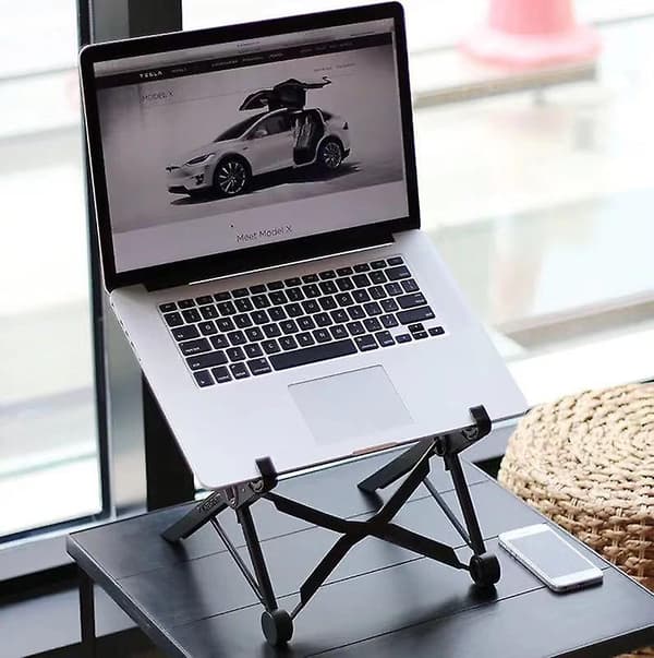 Justerbart og ekstremt bærbart laptopstativ - PC- og MacBook-stativ