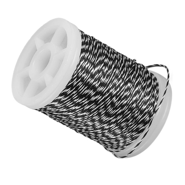 Sløjfe-serveringstråd Slidstærk polyethylen-buestreng til buet bue kompositbue hvid og sort