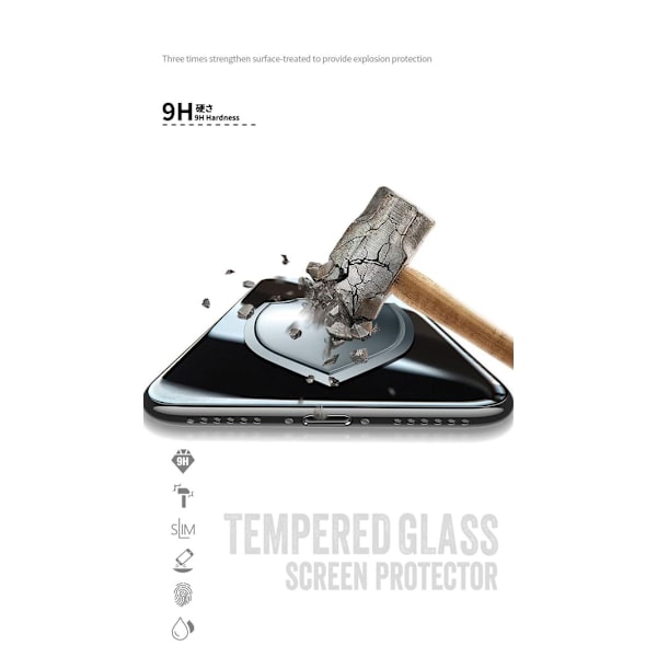 Privatlivs glasbeskyttelse (6D buet / fuld) til iPhone 13 mini (5,4\"), sort, Sero—pa