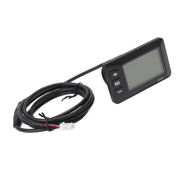 24V 36V 48V elsykkel LCD GD01 skjermpanel Sykkelmodifikasjonstilbehør med vanntett kobling