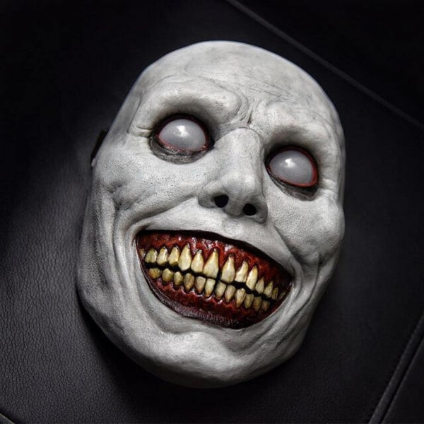 Halloween Maske Halloween Skelett Gesichtsmasken für Erwachsene Latex Gesichtsmaske Weiß (Nicht Leuchtend) 22x18x7cm