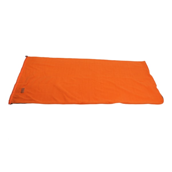 Soveposefôr Super tykk fleece Myk soveposefôrteppe for campingreiser Backpacking Rødaktig oransje