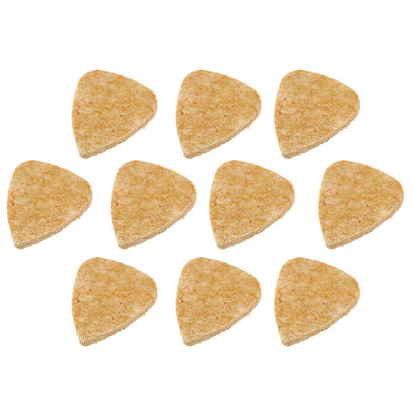 10 stk Filt Plukere til Ukulele Mudder Plukere Plectrums til Ukulele (Orange)