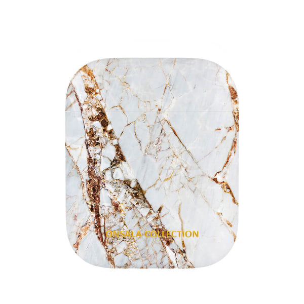 Airpods Kotelo 1. ja 2. sukupolvi. White Rhino Marble