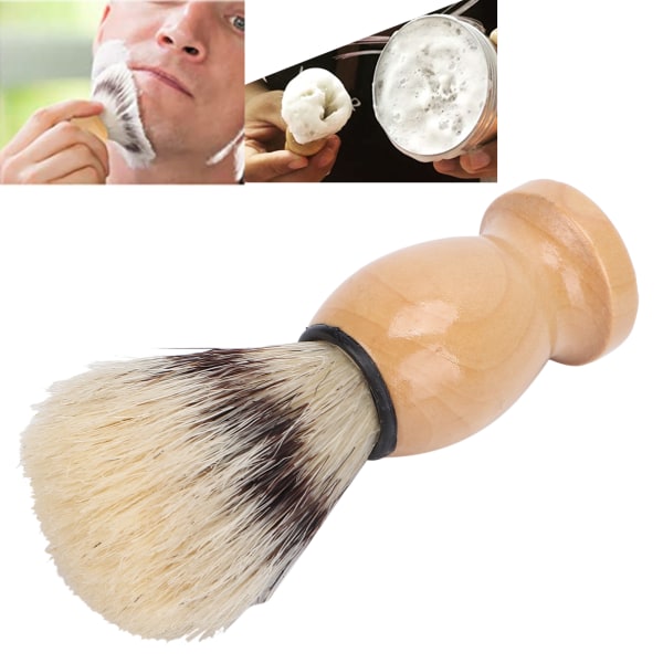 Kotitalouksien miesten parranajoharja kampaamo Kannettava parranajoharja kasvojen hoitotyökalu