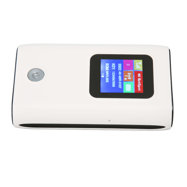 Bärbar WiFi Hotspot stöder 10 enheter 300Mbps 6000mAh färgskärm 4G LTE Pocket WiFi-router med SIM-kortplats