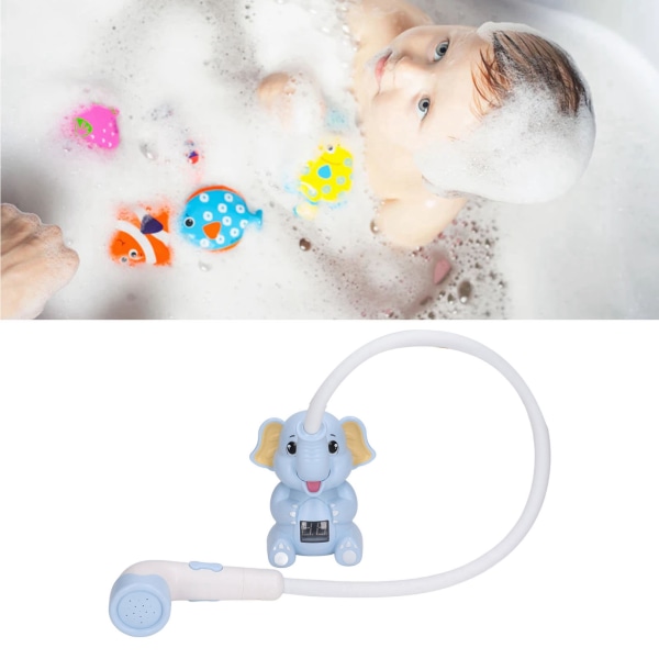 Baby med termometer Djurformad IPX7 Vattentät flexibel slang Vattensprayleksak Typ 2