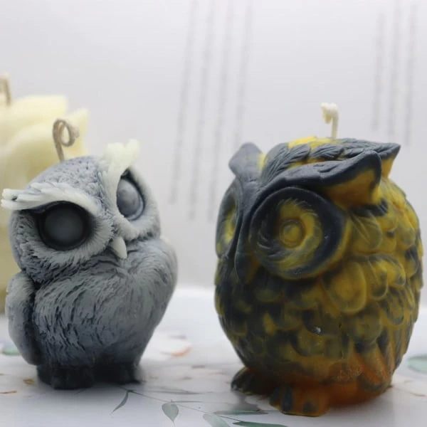 Lysform lysforme DIY silikoneform stearinlys 3D