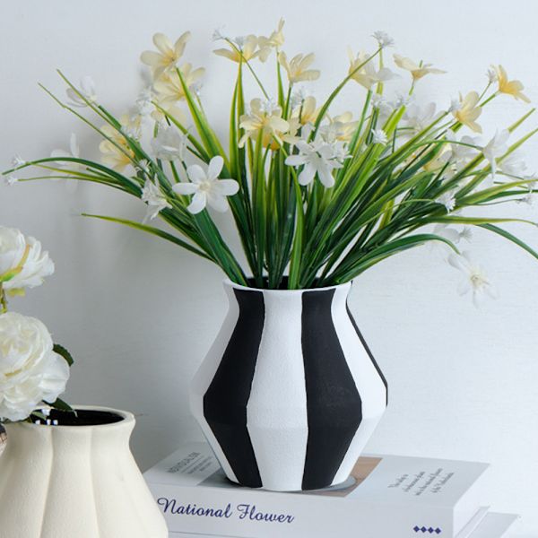 Keramisk blomvas, för inredning, öppen spis, sovrum, kök