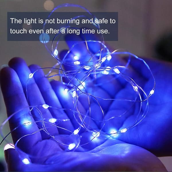 10m 100 LED Batteridrevne Lys String Vandtæt