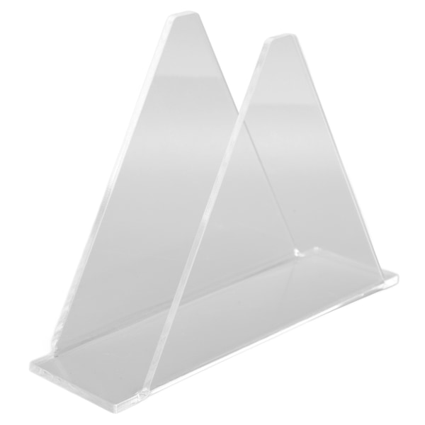 Servetthållare för bord Akryl Farmhouse Servetthållare Upprättstående Vertikal Matbord Servettautomat för kök Transparent