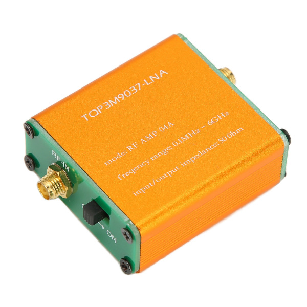 0,1MHz?6GHz Full Band Low Noise Amplifier Professional 20dB High Gain LNA RF Power forforstærkermodul leveret med indbygget batteri