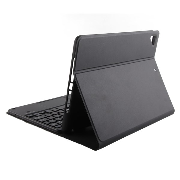Tablettastatur Trackpad Magnetisk Auto Sleep Kickstand Blyantholder Trådløst tastatur til IOS Tablet Pro 9.7in Air 2 Sort