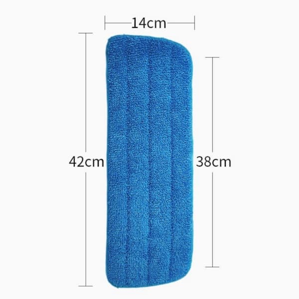 6-pack Återanvändbara moppdynor i mikrofiber Ersättningsmoppdynor 6-pack
