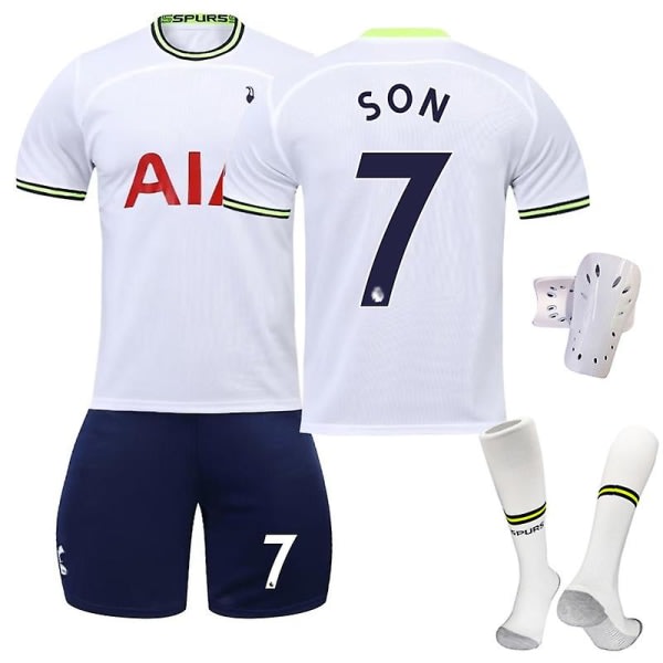 Tottenham Home Set T-paita Son Heung-Min Uniform fotbollströja 28 S