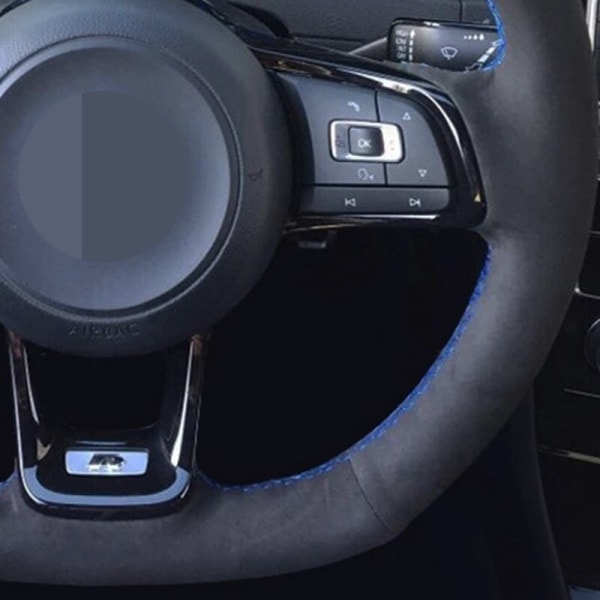 Rattdækning Sort Mocka Biltilbehør Til Volkswagen VW Golf 7 GTI T-Roc Passat Variant (R-Line) Up! GTI
