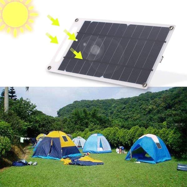 6V Høyeffekt USB Solcellepanel Utendørs Vanntett—PA