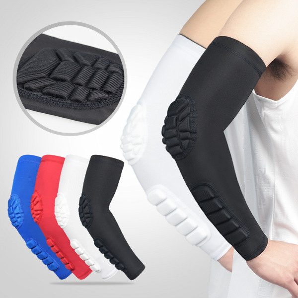 Honeycomb Crashproof Arm Elbow Pads, Basketball Shooting Sleeve, Sports Compression Arm Upgrade Protection for Baseball