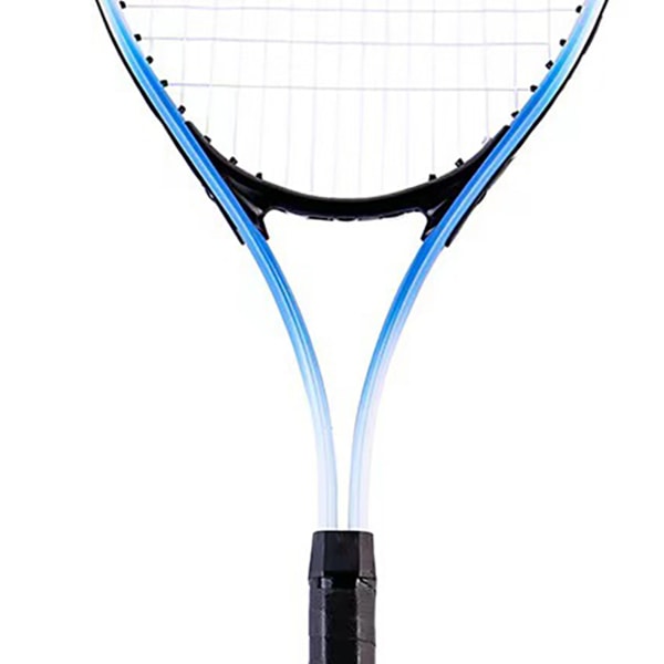 27 tums tennisracket Enkel tennisracket Set för nybörjartävling med bärväska för vuxna Student Kvinnor Män Blå