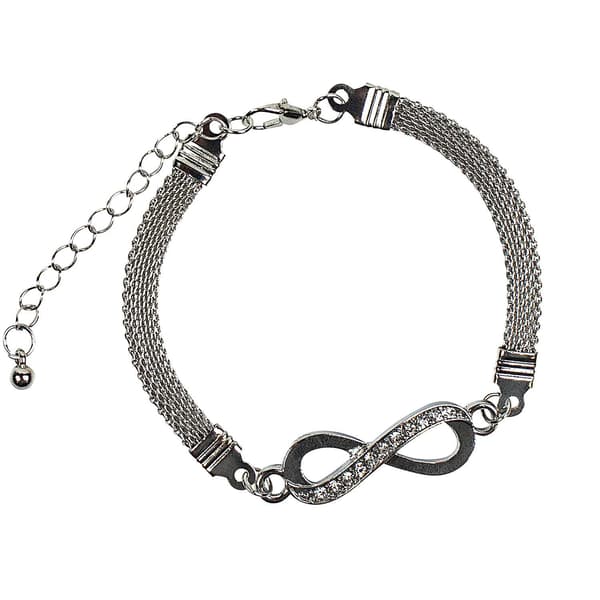Armbånd med evighetstegn - Sølv