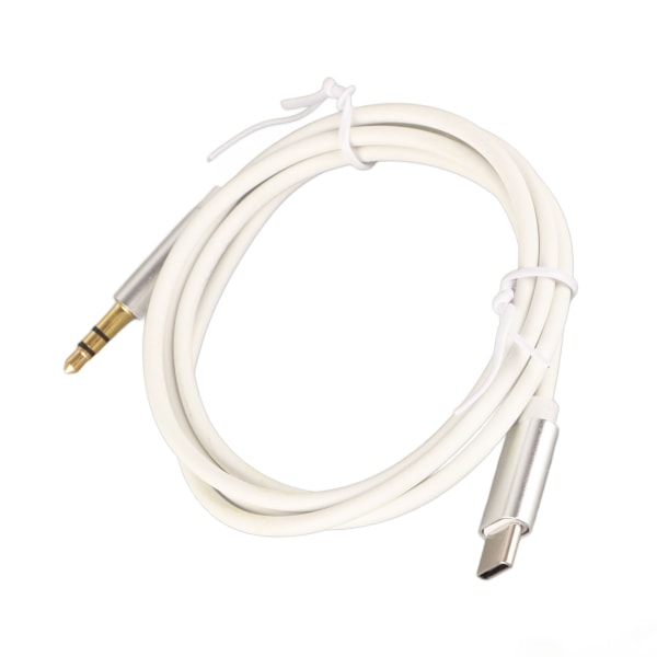 USB C till 3,5 mm ljud Aux-jackkabel Stabil typ C Adapter till 3,5 mm hörlurar stereosladd för bilhem
