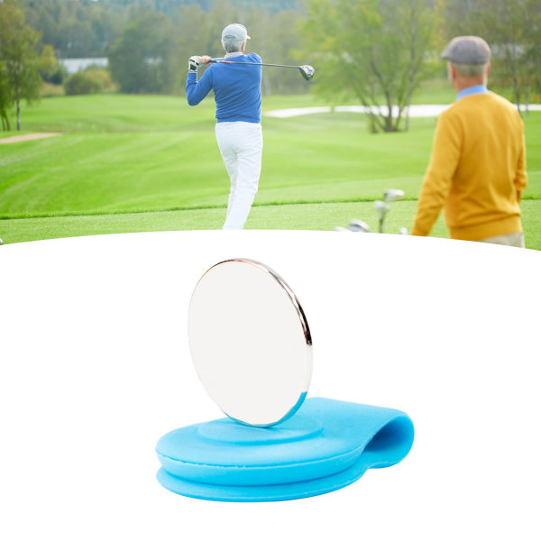 Magneettinen golfhattupidike Cap silikoni vakaa kiinnitys Golfharjoitteluaputarvikkeet ulkourheiluun taivaansininen