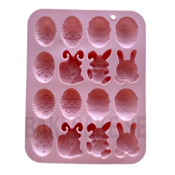 Silikonform Påske – Kanin & Egg 60
