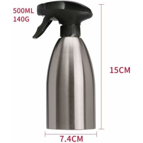 500 ml Olivenolie Sprøjte, Oliespray, Olieforstøver til madlavning, grill, bagning, salat.pa