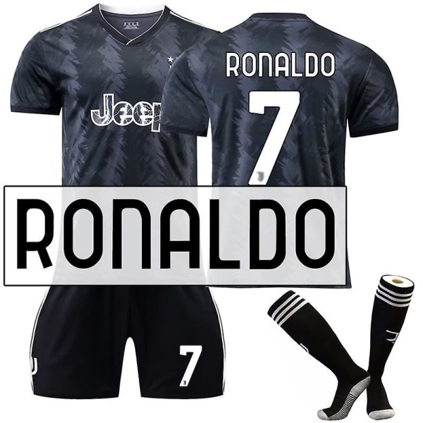 Juventus Fotballdrakt for voksne Treningssett RONALDO7 Barn 18(100-110CM)