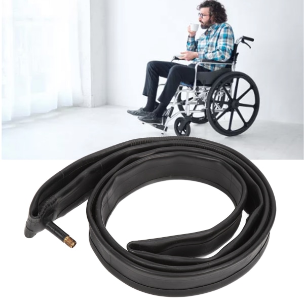 Pyörätuolin sisäputki 24 tuuman kestävä kumi, lämmönkestävä, helppo asentaa pyörätuolin renkaan putki 24 tuuman takarenkaalle