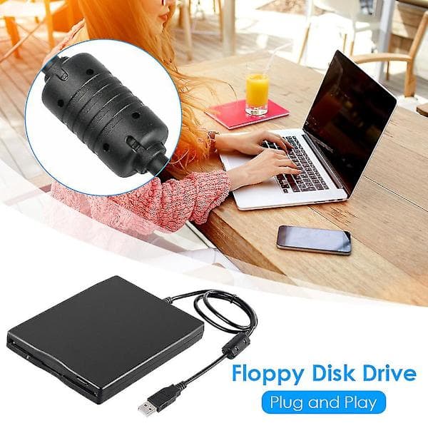 3,5-tums USB extern diskettenhet bärbar 1,44 MB
