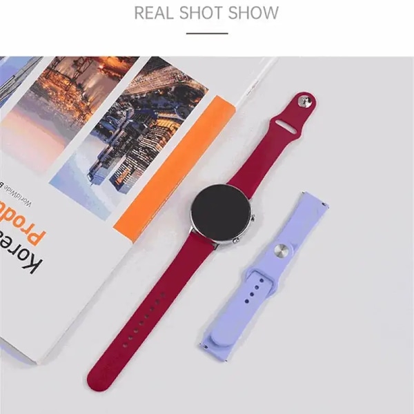 Urrem til Amazfit GTS/GTR-4-3-2-2e-Mini-Pro/stratos Sportarmbånd til Amazfit bip-US-3-Pro-Lite 20mm 22mm bånd Valnød 36
