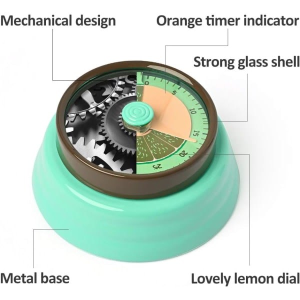 Köksmanual Äggklocka - Magnetisk nedräkningstimer för barn