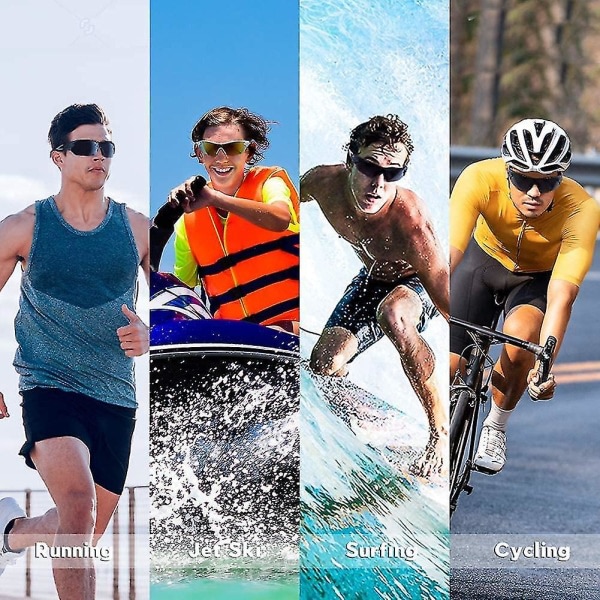 Polarisert sportssolglasögon for män kvinner Sykling Løpning Körning Fiskeglasögon