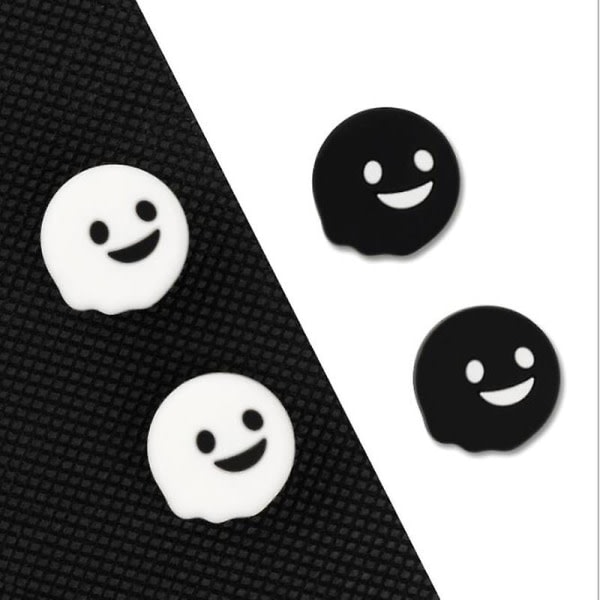 Animals Ghost Thumb Stick Grip Cap Joystick Cover för Nintendo Switch Oled Lite Ns Joy-con Controller Thumbstick Fodral Black White Ghost