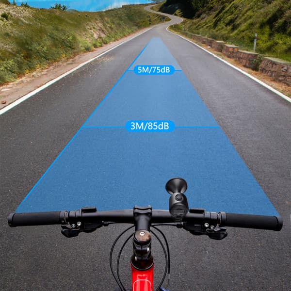 120Cykelhorn Kovaääninen Pyöräkello Musta