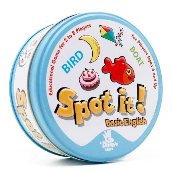 Engelska kort Spot It-spel klotter hitta fel förälder-barn partyspel kort hitta din syster spelkort Dory.pa