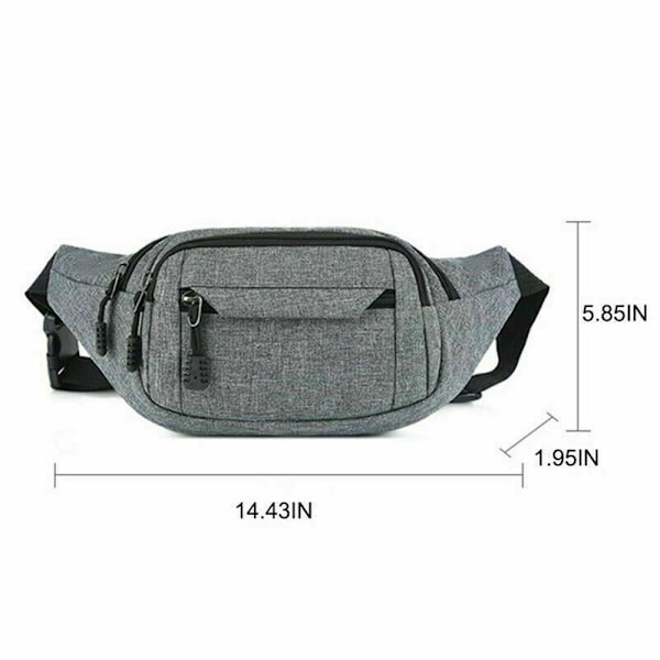 Midjeväska Fanny Pack SVART