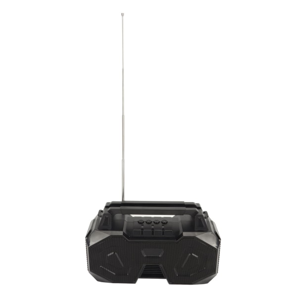 Solar Bluetooth högtalare Bärbar högtalare FM-radio med telefonhållare Micro Storage Card Reader för utomhusresor