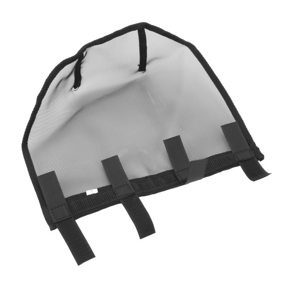 Hestenesenett Plasthest Pustende nese Finmasket nett L Størrelse Black Comfort Hestenesemaske for hjemmefarm