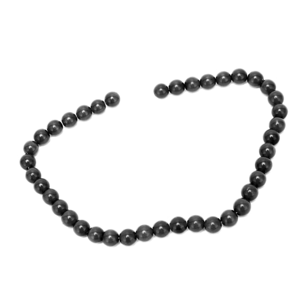 Natursten Spacer Beads DIY løse perler til fremstilling Halskæde Armbånd Smykker Tilbehør Sort