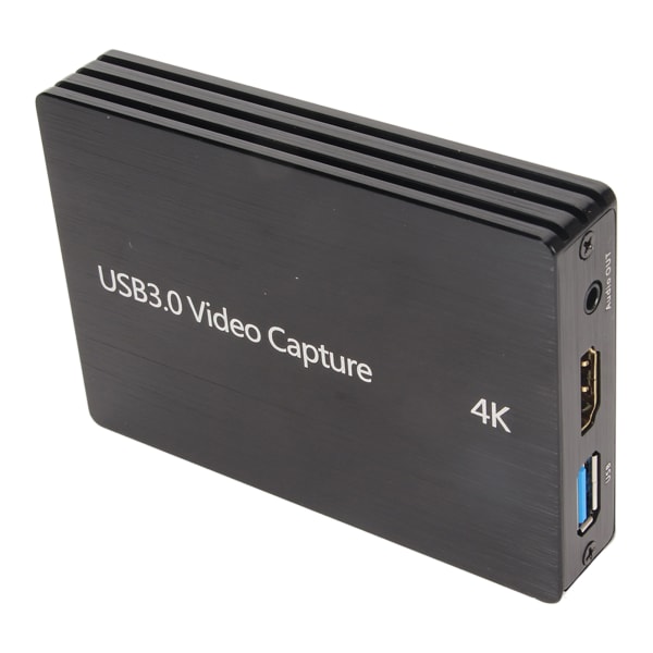 4K 60 fps HD-multimedialiitäntä USB3.0-pelivideon sieppauskorttiin 1080p -sieppauskortti, jossa mikrofonitulo äänilähtö