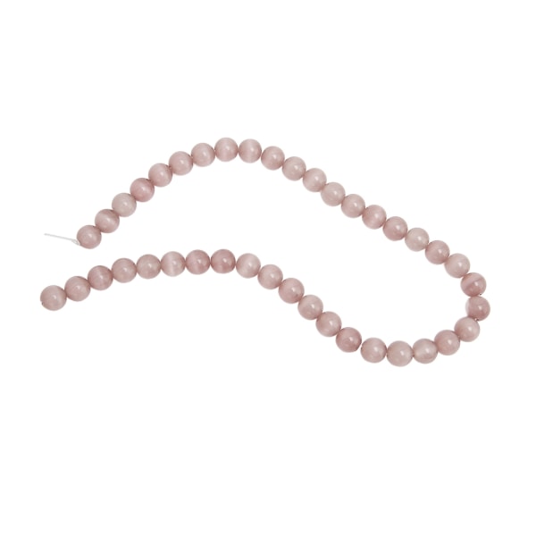Naturstein Spacer Beads DIY Løse perler for å lage Halskjede Armbånd Smykker Tilbehør Lys lilla