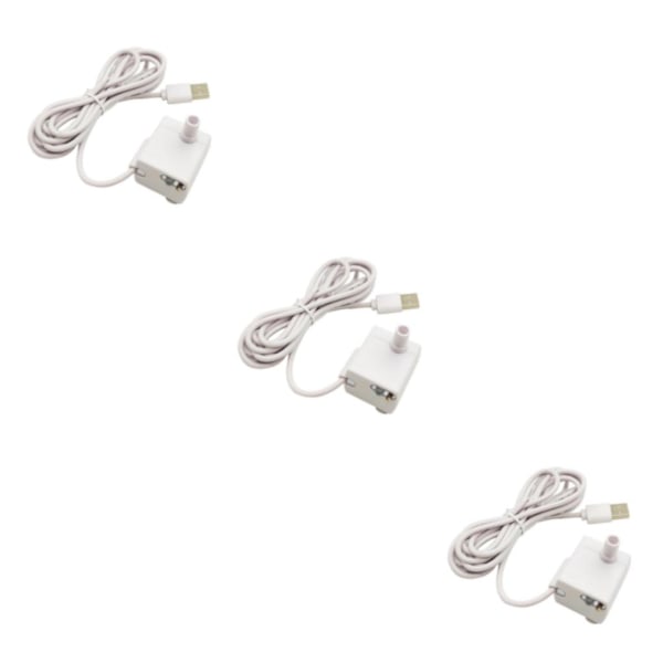 1/3/5 USB-drevet kattevandspumpe - Stille 5V til kæledyrsvand med lys 3.5x4x2.5cm with light 3.5x4x2.5cm 3Set