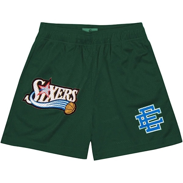 Eric Emanuel Ee Basic Short New York City Skyline Herre Shorts Fitness Sport Bukser Sommer Træning Åndbar Basket Short T Rød XXL_paris