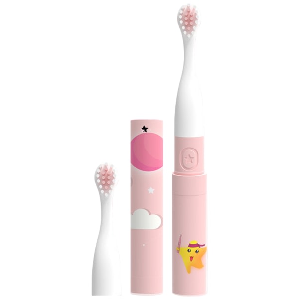 Elektrisk tandborste för barn, Power tandborstar, Nyhet! vaaleanpunainen