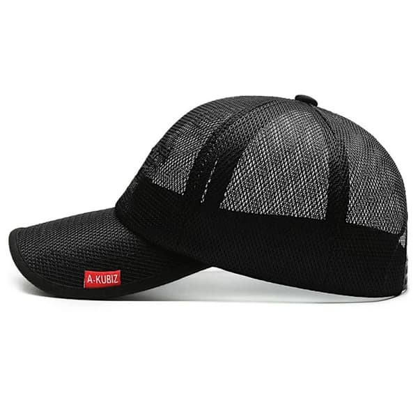 Mesh Baseball Cap Dame Herre Fuld Mesh Hurtigtørrende Kølehat Justerbare Solhatte