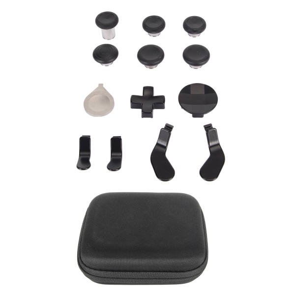 Ersättande tumstickor Kit Sensitive Magnetic Metal Thumbsticks för Xbox One Elite Series 2 Black