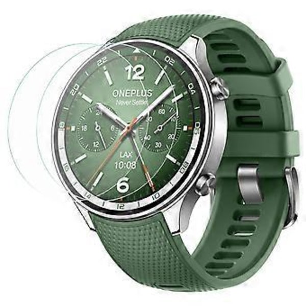 2 kpl OnePlus Watch 2R karkaistu lasi 2.5D kaareva reunainen näytönsuoja