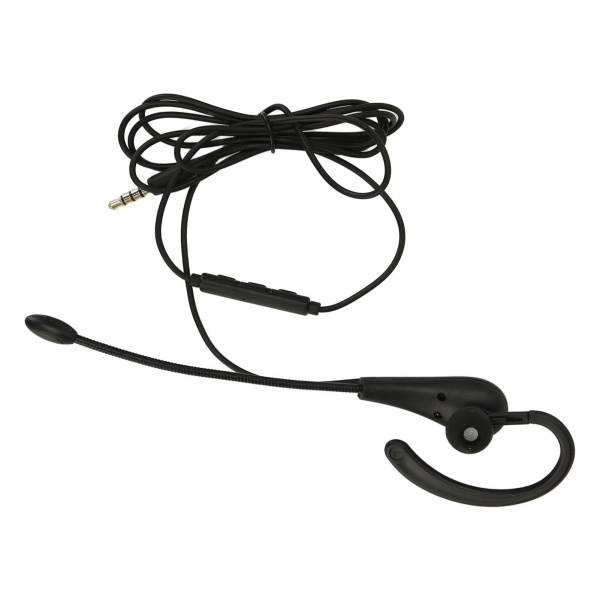 Enkeltørehodesett med mikrofonkablet støyreduksjon Lett mono-øretelefonhodesett for kundesenterkontor 3,5 mm